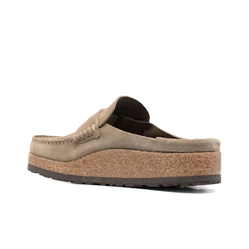 Birkenstock Rubber Sole Wrap-toe Slippers Men's Umber-2