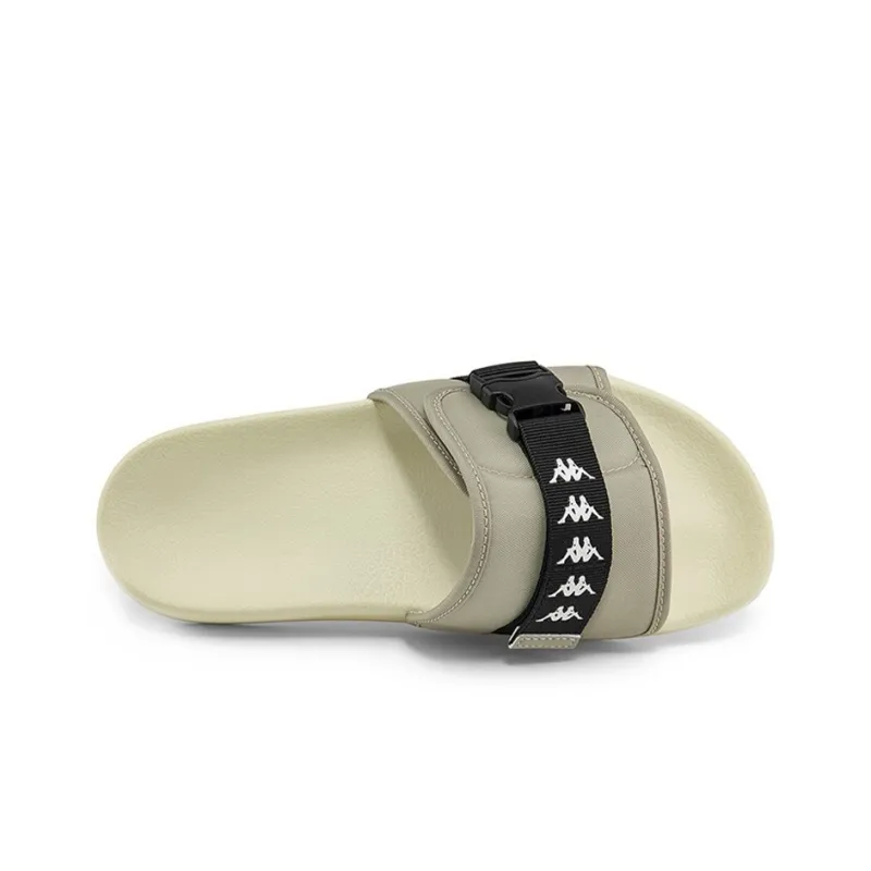 Kappa Slide Slippers Unisex Brown/Black-2