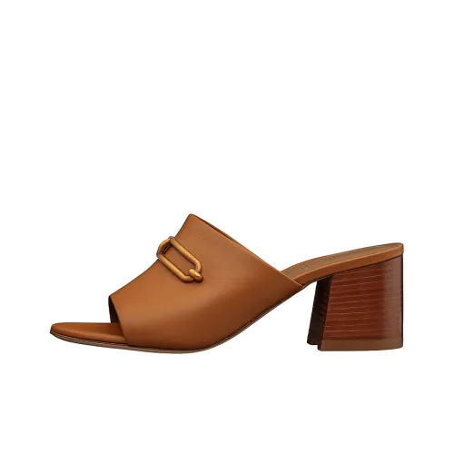 HERMES Camilla Slide Slippers Women's Brown