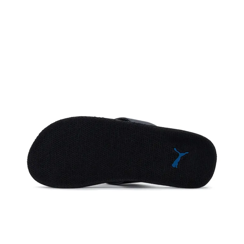 PUMA One8 Virat Kohli Rubber Sole Slide Slippers Men's Black Blue-4