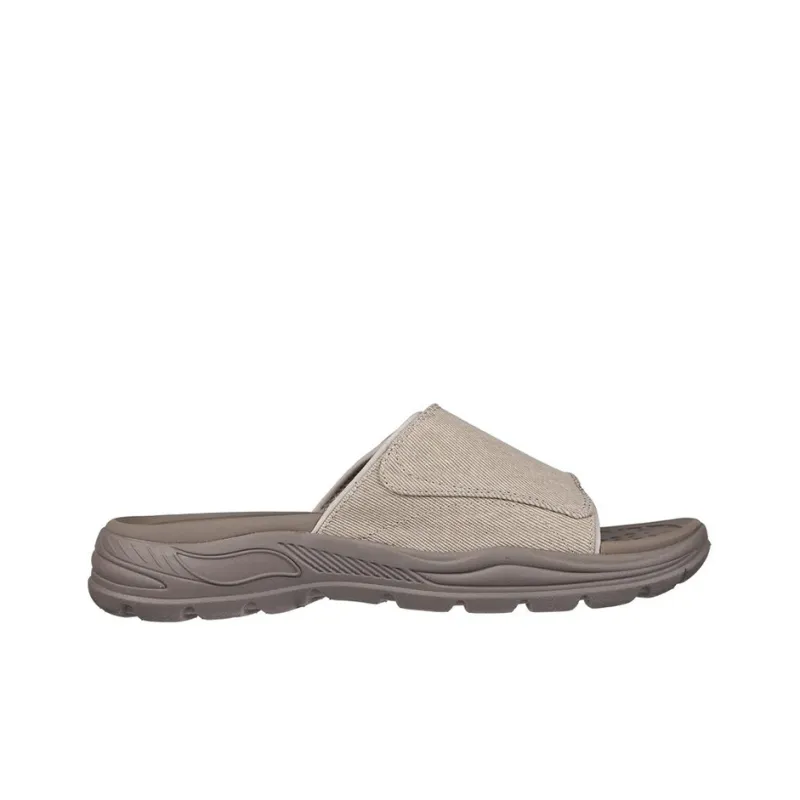 Skechers Arch Fit Motley Slide Slippers Men Brown-1
