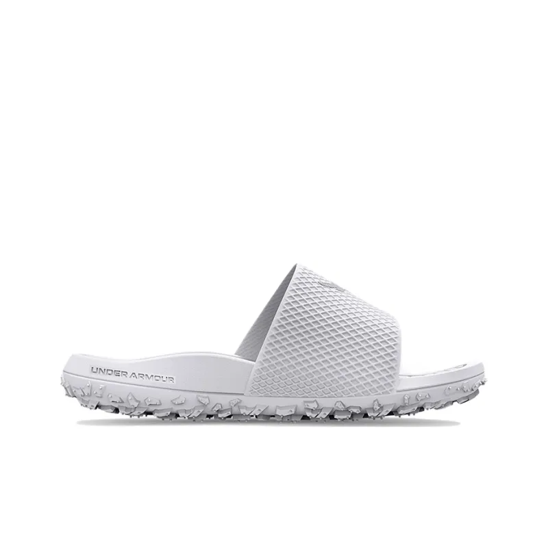 Under Armour Project Rock Slide 'White Halo Grey'-1