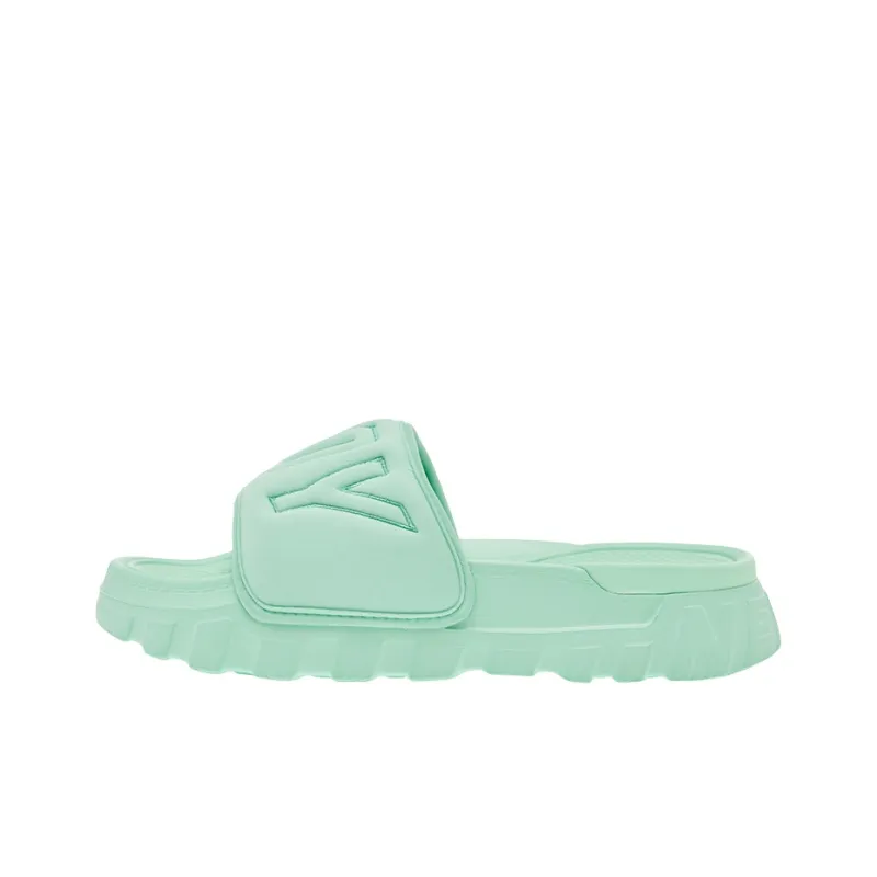 Nerdy Slide Slippers Unisex Mint Green-0