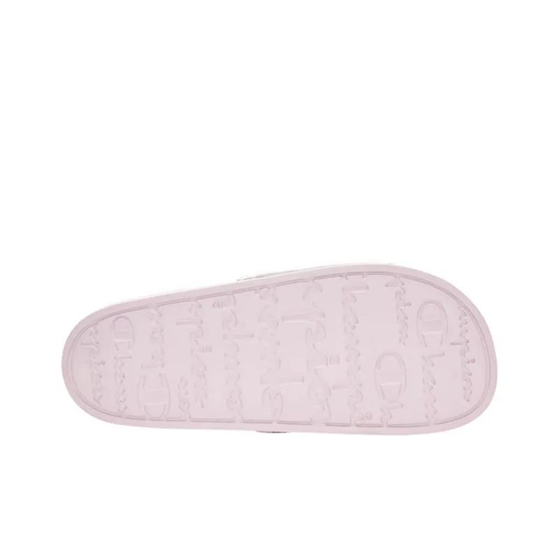 Champion Campus Rubber Sole Odor Resistant Slide Slippers Unisex Light Purple-4