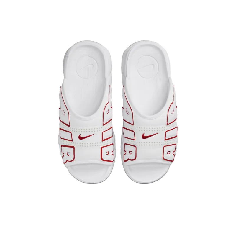 Nike Air More Uptempo Slide 'White Red'-2