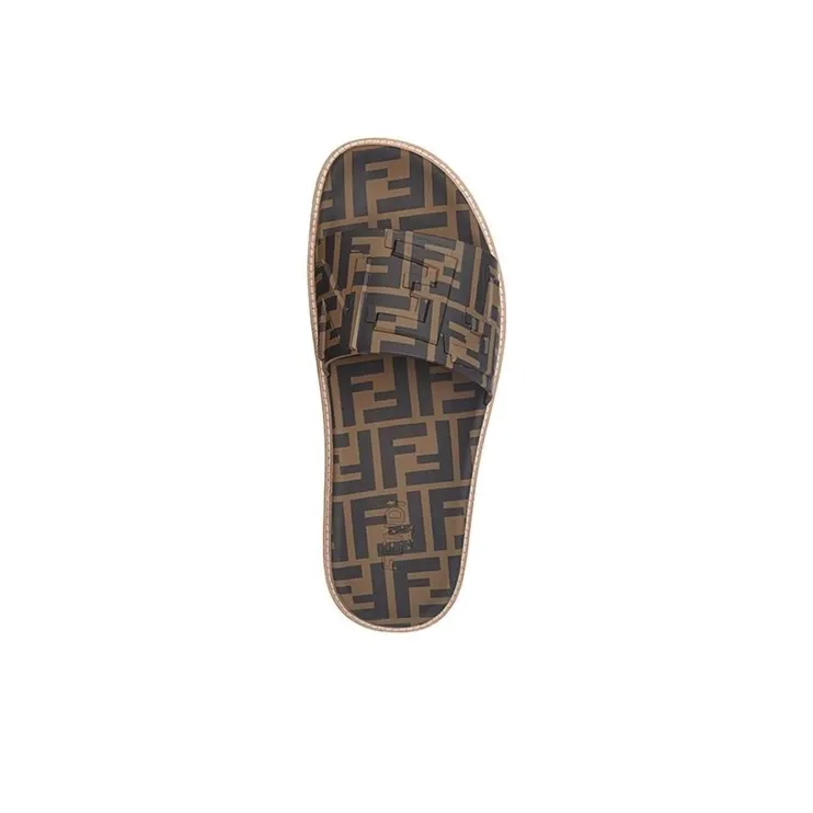 FENDI TPU FF Motif Slides 'Maya Nero'-3
