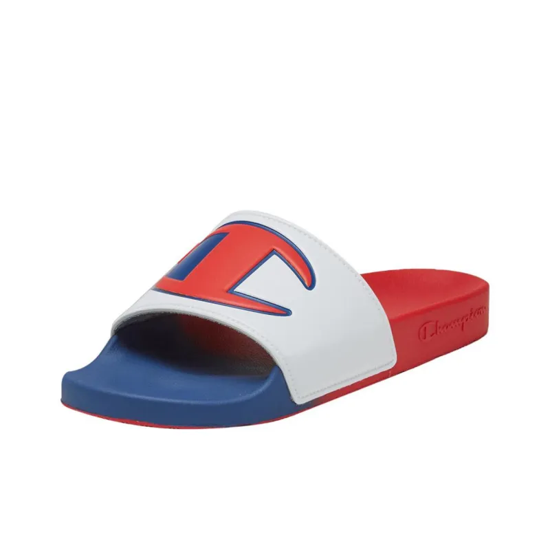Champion Ipo Slide 'Split Script White Blue Red'-1