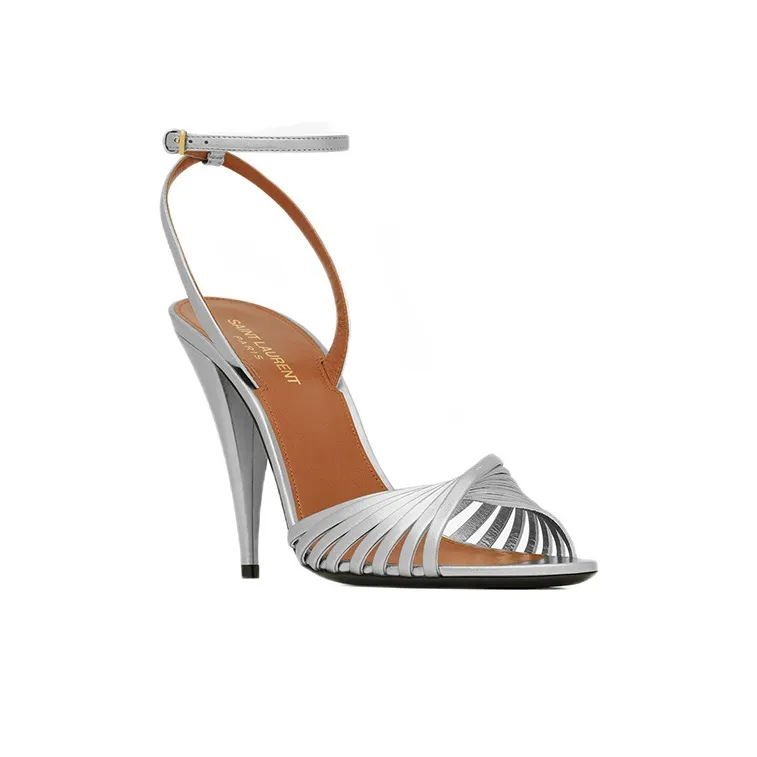 SAINT LAURENT Sexy 100mm Sandals-2