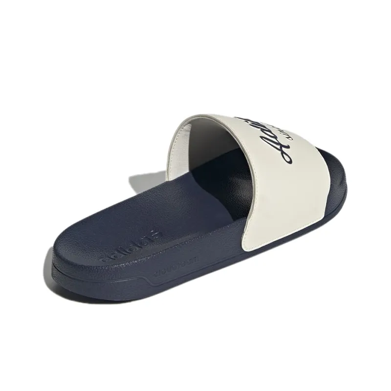 Adilette Adidas Shower Slide 'White Shadow Navy'-3