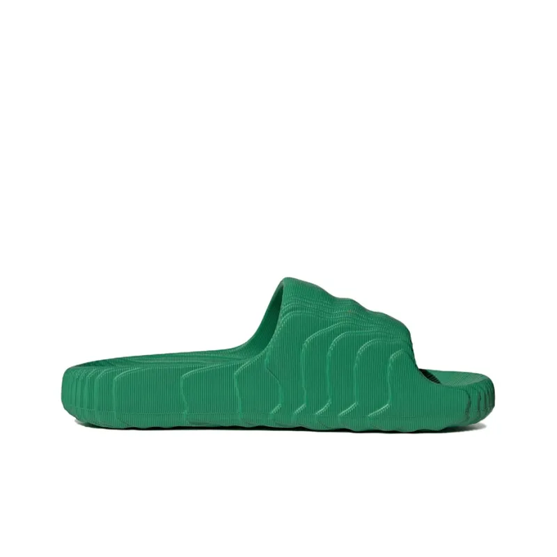 Adidas Adilette 22 Slides Green White-1