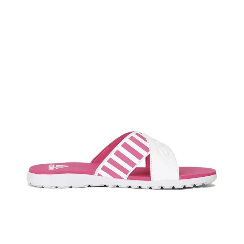 Adidas Distincto Slide Slippers Women's Pink/White-1