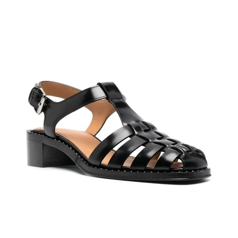 CHURCH'S Roman Sandals Women's Black-2