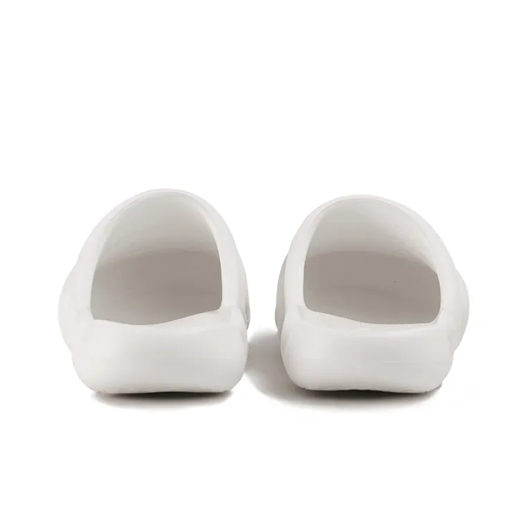 GOTO Quiet Slide Slippers Unisex Iridescent White-4