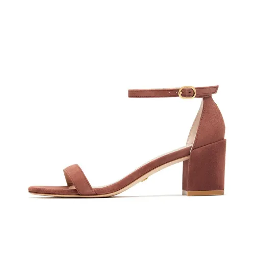 Stuart Weitzman/SW One Strap Sandals Women's Red