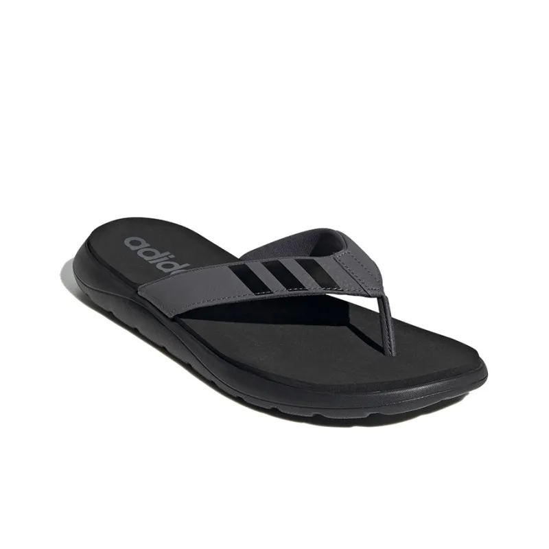 Adidas Comfort Flip Flops Core Black Grey-2