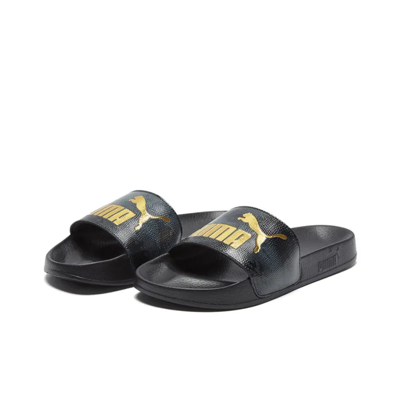 PUMA Leadcat Snake Lux Slide Sandal Black-2