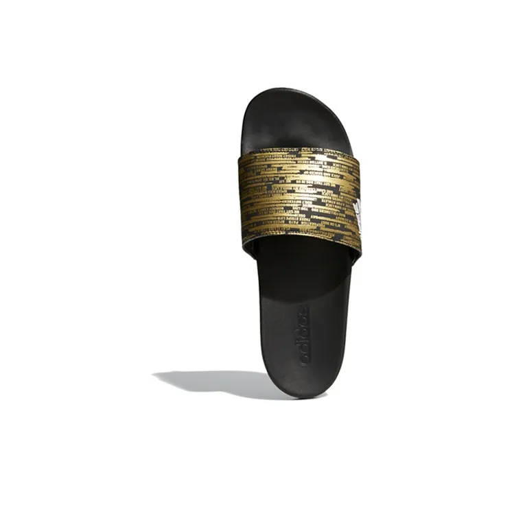 Adidas Adilette Comfort Black Gold Slippers 'Black Gold'-4