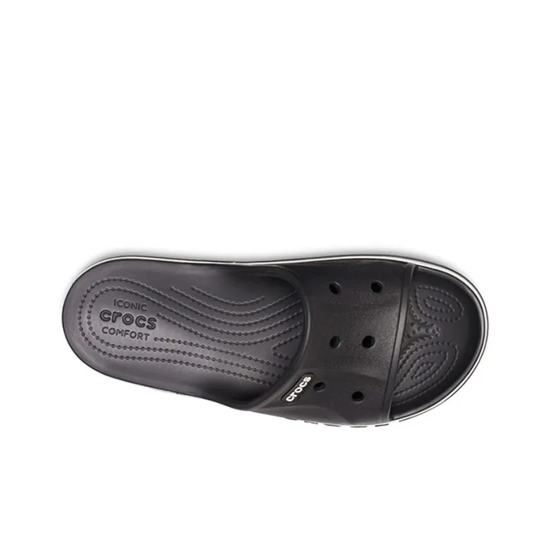 Crocs Bayaband Clog Hollow Out Casual Black Slippers-3