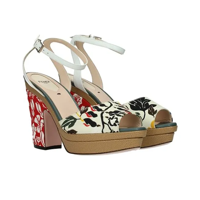 FENDI One Strap Sandals Women's Multicolor-1