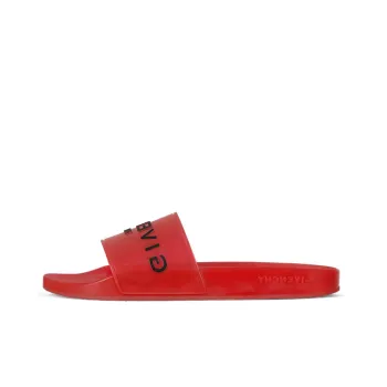 GIVENCHY Slide Slippers Men's Transparent Red