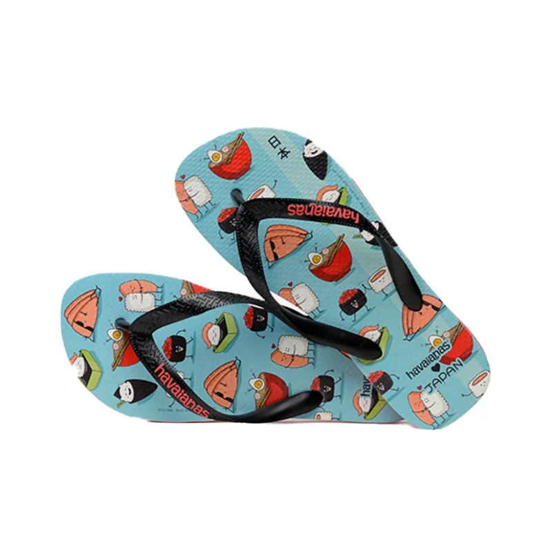Havaianas Japan Sushi Collaboration Flip Flops Unisex Blue-0