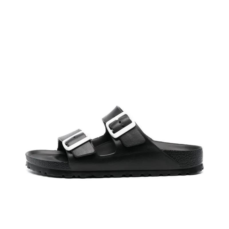 Birkenstock Arizona Slide Slippers Women's Black Narrow Fit-0
