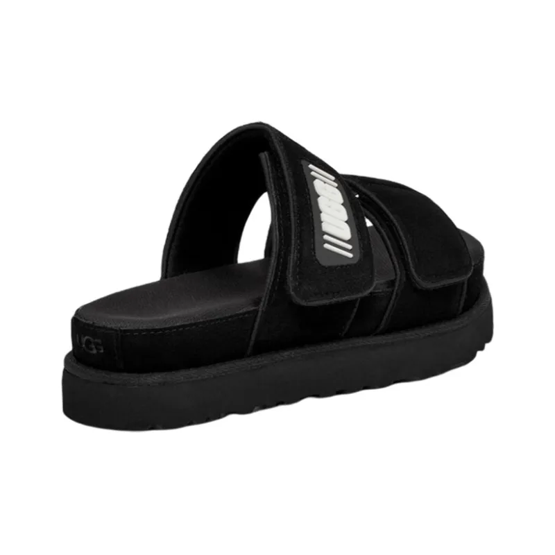 UGG Rubber Sole Quiet Slide Slippers Women's Black-2