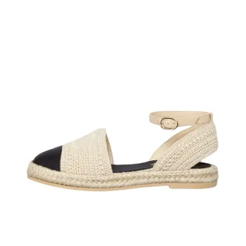 CHANEL Casual Single Shoes Women's Beige