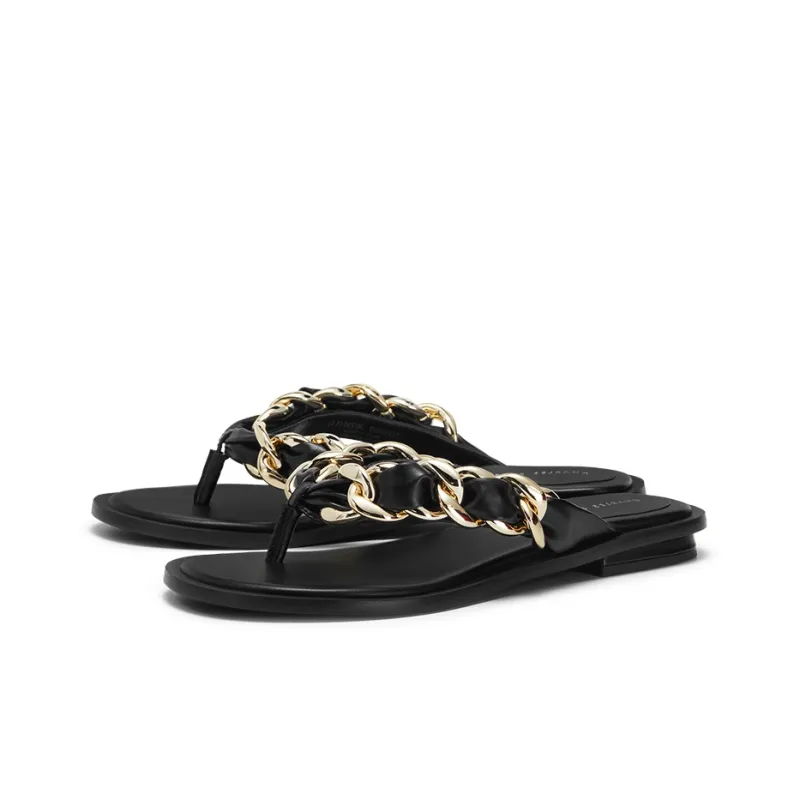 CHARLES&KEITH Stylish Sandals Women's Black-2
