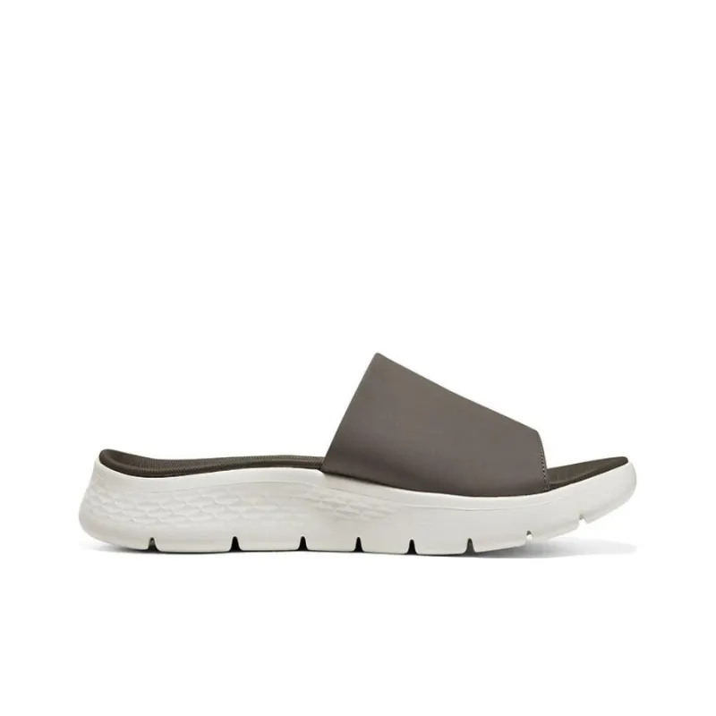 Skechers Go Walk Fle Slip Resistant Slide Slippers Men's Umber-1