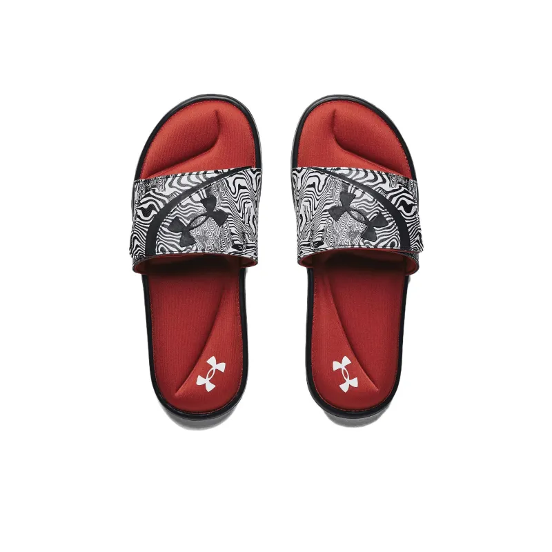 Under Armour Ignite 6 Graphic Strap Slide 'Psychedelic Stripe'-3