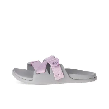 Chaco Chillos Slide Slippers Women's Purple Gray