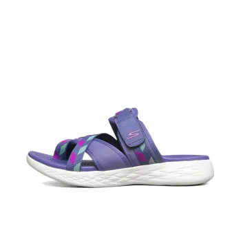 Skechers On The Go Slide Slippers Women's Purple/Blue