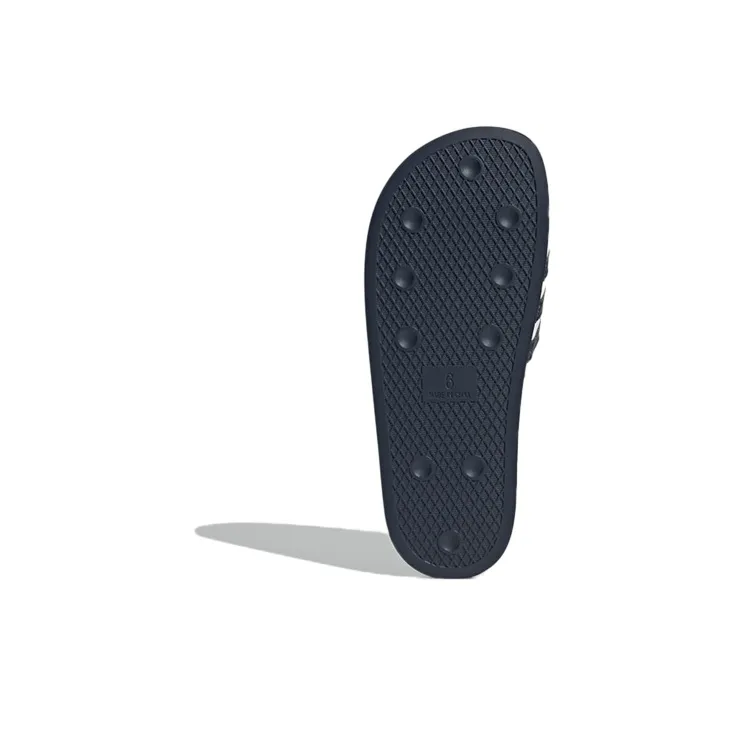 Adilette Women's Adidas Originals Slide 'Stitched - Collegiate Navy' Women's-5
