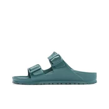 Birkenstock Slide Slippers Unisex Lake Green Narrow Fit
