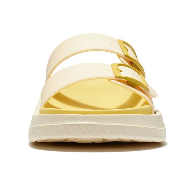 LiNing Clap Rubber Sole Slide Slippers Women's Yellow-4