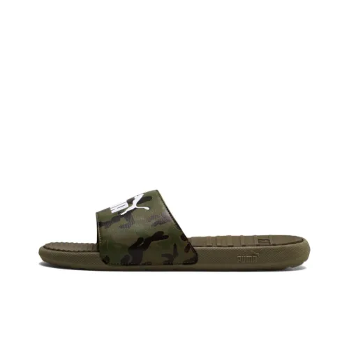 Puma Cool Cat Slide 'Camo - Dark Olive'