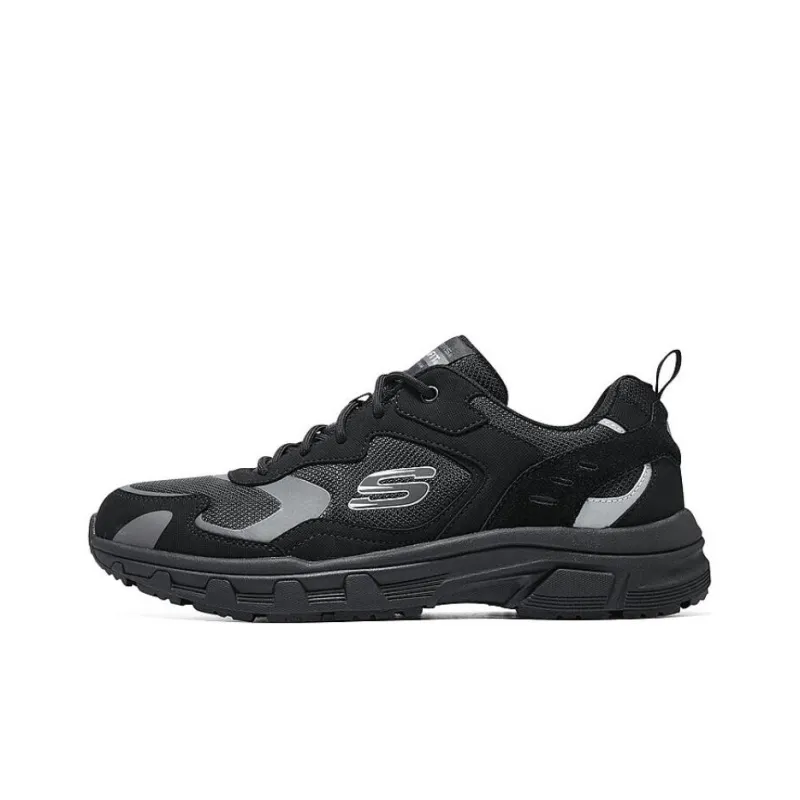 Skechers Go Walk Fle Breathable Lightweight Rebound Low Top Casual Shoes Men's Black-0