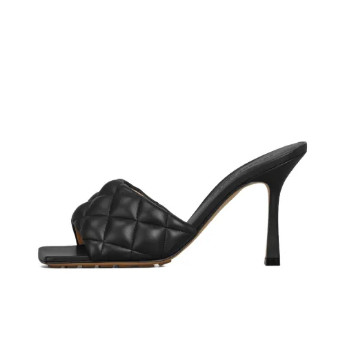 Bottega Veneta Padded Slide Slippers Women's Black