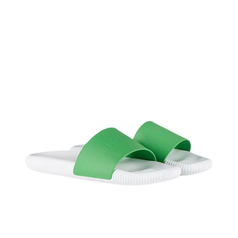Lanvin Slide Slippers Men's Green-1