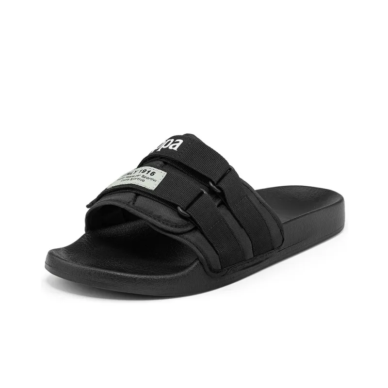 Kappa Slide Slippers Unisex Black-1