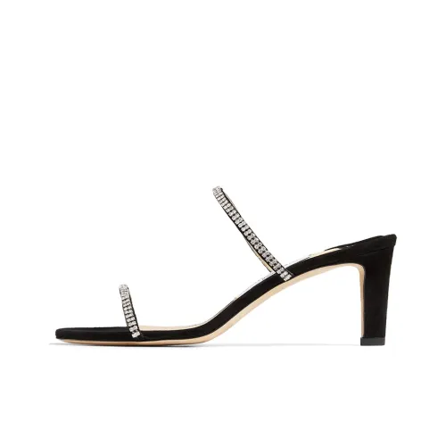 Jimmy Choo Slide Slippers Women's Black