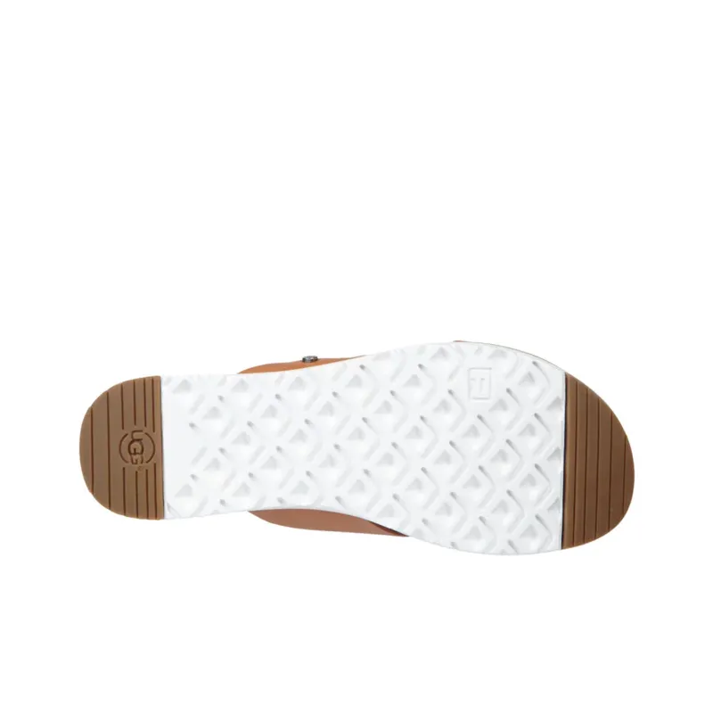 UGG Slide Slippers Women's Tan/White-5