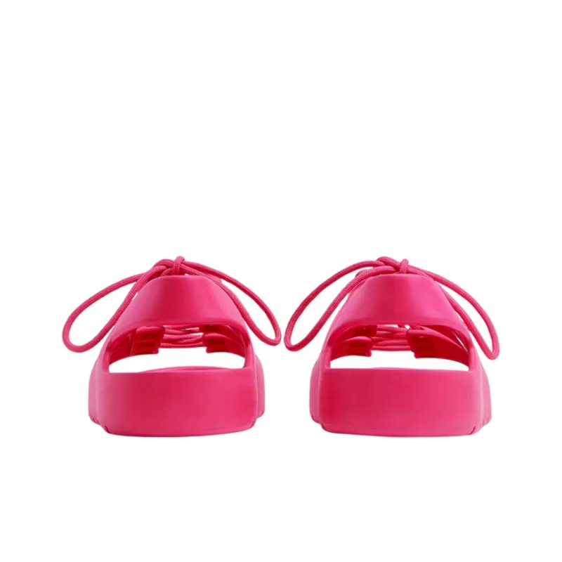 Bottega Veneta Jelly Stylish Sandal Women's Rose Red-4