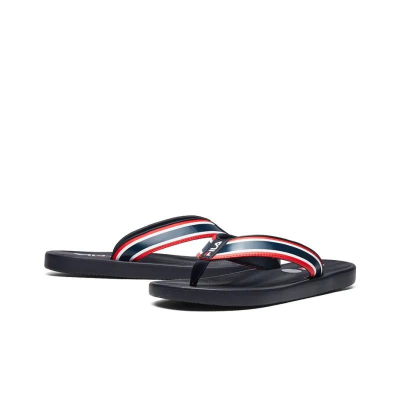 FILA Flip Flops Black Red White-2