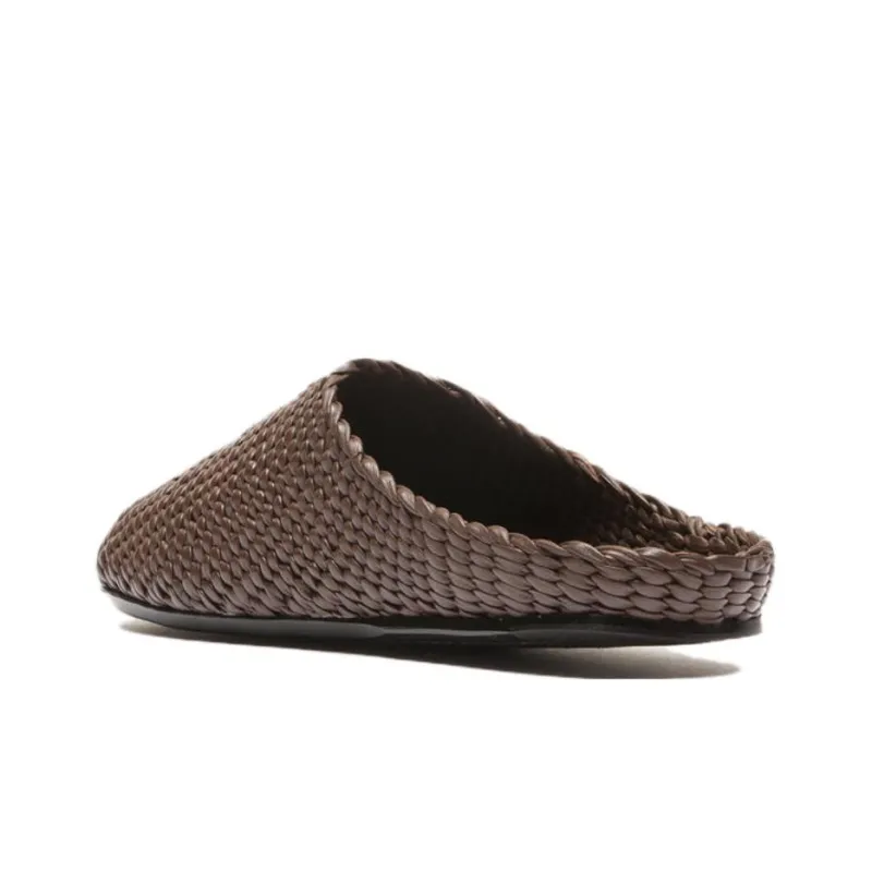 Officine Creative Polly Wrap-toe Slippers Women's Brown-3