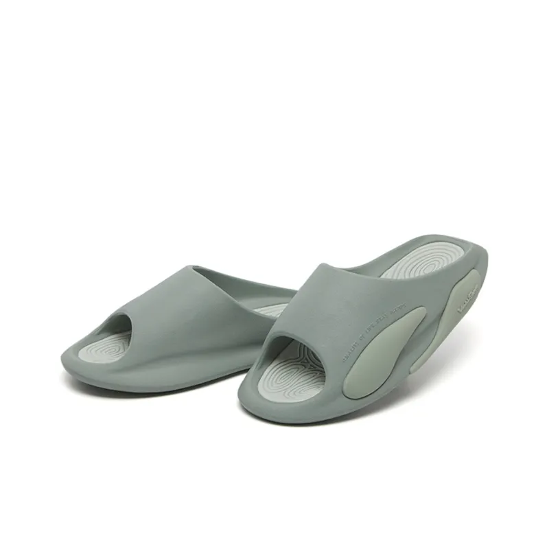 VICKI BROWN Jeans Slide Slippers Unisex Green-2