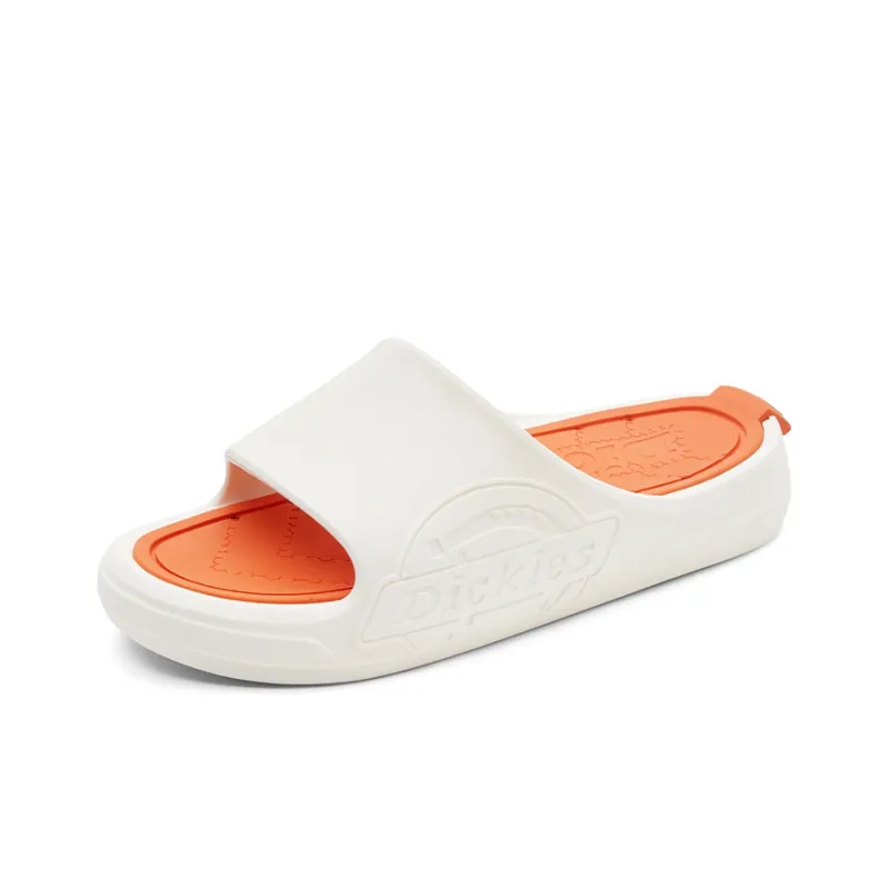 Dickies Slide Slippers Men's White Orange-1