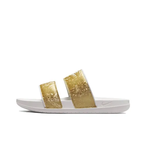 Nike Offcourt Slide Slippers Women's Gold/White