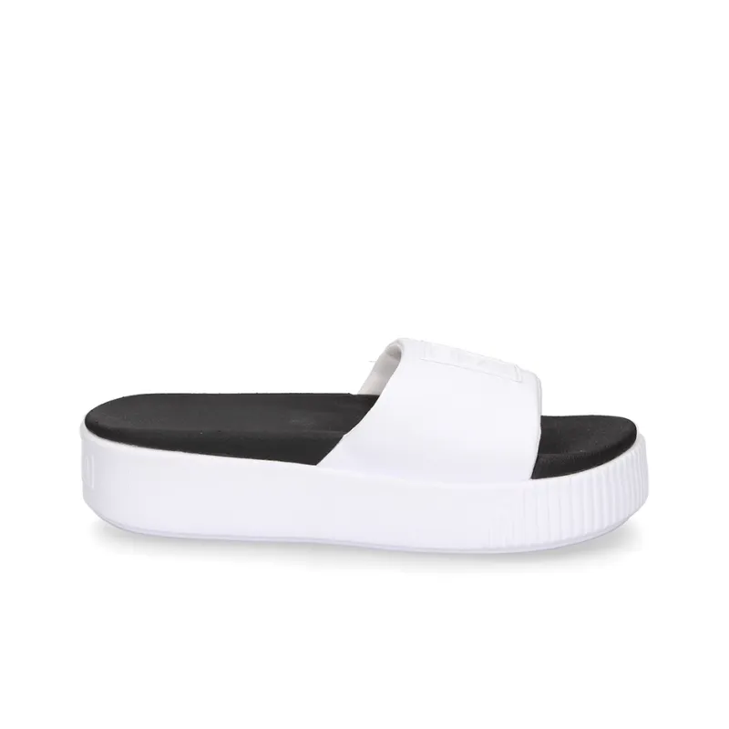 PUMA Platform Slide Bold Sd 'White Black' Women's-1